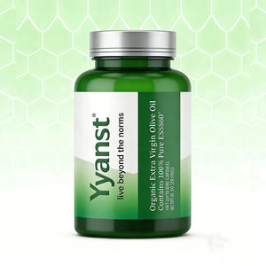 Huile d'olive extra vierge biologique de haute qualité, 100 % pure ESSS60, favorise le sommeil profond et améliore la concentration, en gélules. - Product Image 1