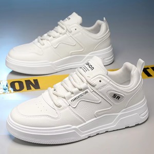 Chaussures de course pour hommes avec sangles en mesh pour l'athlétisme, baskets légères et respirantes à semelle épaisse - Product Image 4