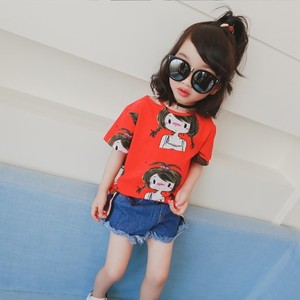 Children's Fair Trade No Name Brand Red Color 2 Dollar T <b>Shirts</b> Bulk Buy From China - Product Image 1