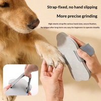 Planche à ongles manuelle en gros pour animaux de compagnie avec grain extra-gros pour chiens et chats - Soin des griffes et des pattes