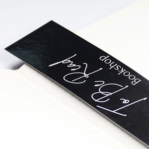 Marcapáginas Baratos al por Mayor, Impresión en Negro de 350 g/m², Marcapáginas de Papel Recubierto Impresos Personalizados con Diseño de Laminación Brillante para <span class=keywords><strong>Lectura</strong></span> - Product Image 1
