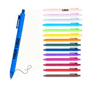 Plastic <b>Fancy</b> School Ball Point Color Pen with Custom logo - Product Image 1