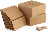 Vente en gros d'emballages en carton avec logo personnalisé bon marché en quantité minimale de commande de stock Boîtes d'expédition déménagées pour envoi postal Boîtes en carton ondulé