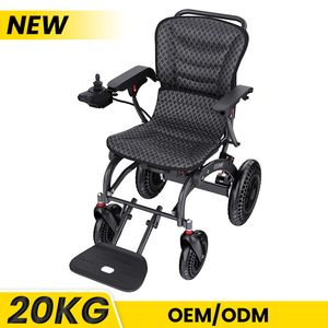 אספקת ציוד שיקום בהתאמה אישית, כיסא גלגלים חשמלי מתקפל למבוגרים, כיסא גלגלים ממונע נייד רב תכליתי לנכים - Product Image 1