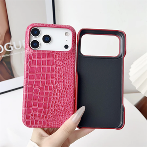 Funda de cuero con relieve de cocodrilo para iPhone 17 Pro, funda de cuero de cocodrilo para iPhone 17 Pro - Product Image 3