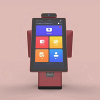 Système de point de vente à écran tactile avec scanner, imprimante de caisse - Système de point de vente tout-en-un pour supermarchés, Windows 7/10, Wi-Fi 6