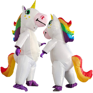 Costume gonfiabile giocattolo gonfiabile animale Costume grasso Costume mascotte costumi <span class=keywords><strong>per</strong></span> <span class=keywords><strong>adulti</strong></span> flat unicorno cartone animato festa - Product Image 3