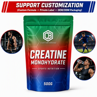 Créatine monohydrate en poudre de qualité supérieure, pure et micronisée, pour la croissance musculaire, la force et l'amélioration des performances sportives