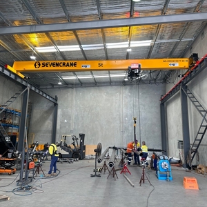 Various Mechanical Equipment 1 Ton 2t Single Beam Bridge Crane European Type Light Duty Workshop Travelling <b>Hoist</b> <b>Engine</b> Gear - Product Image 3