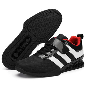 Deadlift รองเท้ายกน้ำหนักผู้ชายสีดำแบบปรับแต่งได้ - Product Image 1