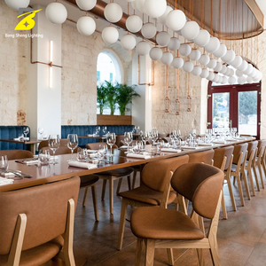 Lámpara de Araña Esférica Moderna y Elegante - Decoración de Hotel con Estilo para Bistro de Lujo Contemporáneo/Salón de Restaurante de Diseño, Tamaños Personalizables - Product Image 5
