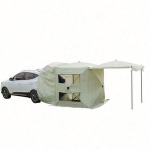 Auvent de voiture portable d'extérieur pour famille, camouflage, étanche, ouverture entièrement automatique, tente de hayon pour SUV 2000-3000mm - Product Image 4