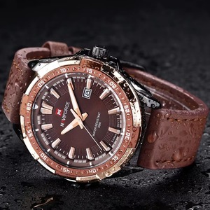 Drioshipping Reloj de cuarzo para hombre Moda Casual Deporte Impermeable Reloj de cuero Relogio Masculino - Product Image 6