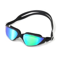 Nouvelles lunettes de natation anti-fuite avec protection UV, verres anti-buée en PC et sangle en silicone souple pour enfants