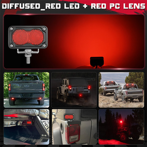 3 inch khuếch tán chùm True trắng xanh vàng đỏ đa màu <span class=keywords><strong>LED</strong></span> cảnh đảo ngược sao lưu hàng hóa khu vực làm việc ánh sáng 12V cho xe - Product Image 6