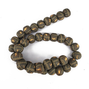 Cuentas Redondas de <span class=keywords><strong>Arcilla</strong></span> Polimérica con Diseño Floral Multicolor Vintage, Cuentas de <span class=keywords><strong>Arcilla</strong></span> Polimérica con Diseño de Rayas de Zebra - Product Image 5