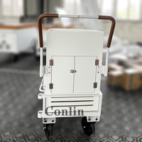 Chariot réfrigéré populaire pour la vente ambulante de glaces et de boissons, chariot à boissons froides à vendre