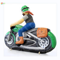 Modèle de moto gonflable publicitaire BOYAN, modèle de moto gonflable géant Abraham pour la promotion en plein air