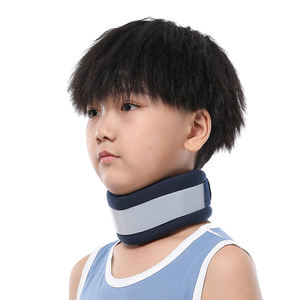 어린이 아이 조정 거품 자궁 경부 고리 중괄호 스폰지 회색 목 보호대 플라스틱 부드러운 목 지지대 척추 안정화 - Product Image 3