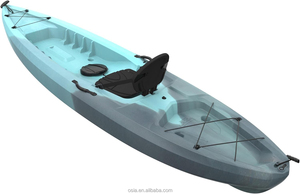 Kayak de <span class=keywords><strong>Pesca</strong></span> de Plástico de un Solo Remo para Sentarse Arriba con Escotilla - Product Image 2