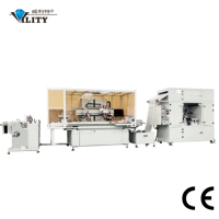 Máquina automática de serigrafía de posicionamiento de cámara CCD para rollo a rollo e impresión de etiquetas