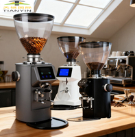 Beli Mesin Penggiling Kopi Otomatis Profesional Komersial Terbaik Mini 64 Burr Stainless Steel Listrik Putih Bulk Pro