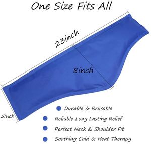 Bolsas de Compresión Fría y Caliente para el Cuidado de la Salud en el Hogar, Clase II, para el Dolor y la Fatiga, Compresas de Gel Flexible para Hombros y Cuello - Product Image 6