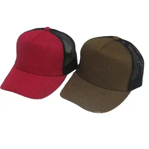 באיכות גבוהה ריק קנבוס סיטונאי 5 פנל snapback כובע רגיל 5 פנל כובע XXL קנבוס נהג משאית כובע