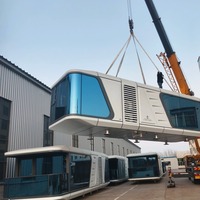 Maison préfabriquée en kit mobile de 40 pieds pour le salon, le bureau, l'hôtel et l'école