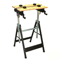 Établi pliant Portable réglable scie cheval Table à bois établi support