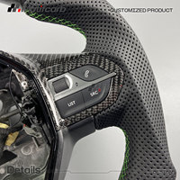 Volant personnalisé en fibre de carbone avec écran LED pour Peugeot 208 308 408 508 2008 3008 4008 5008 SW GT 2017-2026 – Amélioration