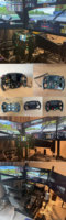 Support de volant de course à entraînement direct, pédales, levier de vitesses, simulateur de course automobile, panneau à dégagement rapide compatible avec les jeux