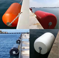 Fender flottant en mousse EVA enduit de polyuréthane résistant à l'abrasion pour la protection des navires en amarrage, en quai et en jetée