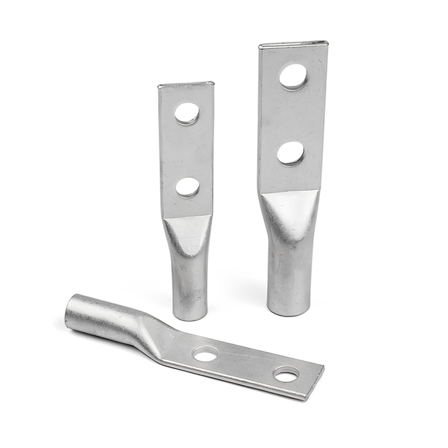 Hot Sale Copper or Aluminium Silver Plated Crimp Ring Terminal Eyelet Lug for Solar Inverter Cable Connection