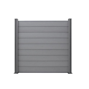 Buona qualità a prova di vento stabile ignifugo privato <span class=keywords><strong>legno</strong></span> composito di plastica WPC giardino <span class=keywords><strong>recinzione</strong></span> <span class=keywords><strong>per</strong></span> terra fangosa - Product Image 3