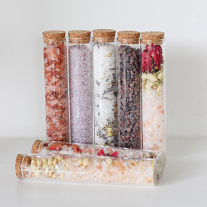 Himalaya <strong>Pink</strong> Salt Vegan <strong>Bath</strong> Set Body Scrub and SAP <strong>Bath</strong> Salt Box Christmas Wedding Gifts for Girls - Product Image 5