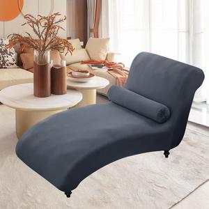 ผ้าคลุมเก้าอี้นอนแบบอ็อกซ์ฟอร์ดสีเทาเข้มกันน้ำได้ผ้าคลุมเฟอร์นิเจอร์ในร่มสำหรับห้องนั่งเล่นห้องนอนโซฟาสำหรับลานบ้านและใช้ในสวน - Product Image 4