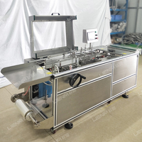 Machine d'emballage semi-automatique 3D en cellophane LIENM, équipement d'emballage sous film en acier inoxydable pour boîtes de parfum et cosmétiques