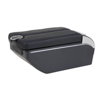 Boîte de rangement pour accoudoir de voiture universelle Marcan avec cuir PU et plastique, installation facile, pièces automobiles