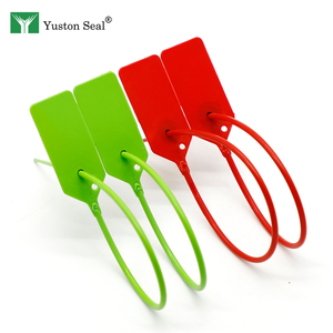 YTPS606 Diametro 3mm ad alta resistenza alla trazione piccolo Logo personalizzato di sicurezza etichette di tenuta in plastica per abbigliamento codice a barre Tamper evidente sigillo - Product Image 3