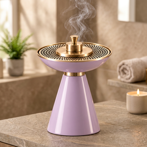 Quemador de Incienso de Madera de Pino Trenzado Indio/Árabe Ecológico al por Mayor, Aromaterapia, Decoración para Ramadán y Eid, Regalo Aromático - Product Image 1