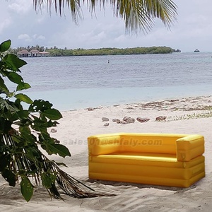 OEM/ODM Inflatable <b>Sofa</b>, a Transforming Couch with Multiple Uses Transform From <b>Sofa</b> to <b>Bed</b> Bulit-in Detachable <b>Air</b> Pump - Product Image 5