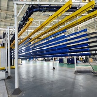 Machine de revêtement en poudre automatisée électrostatique pour l'aluminium