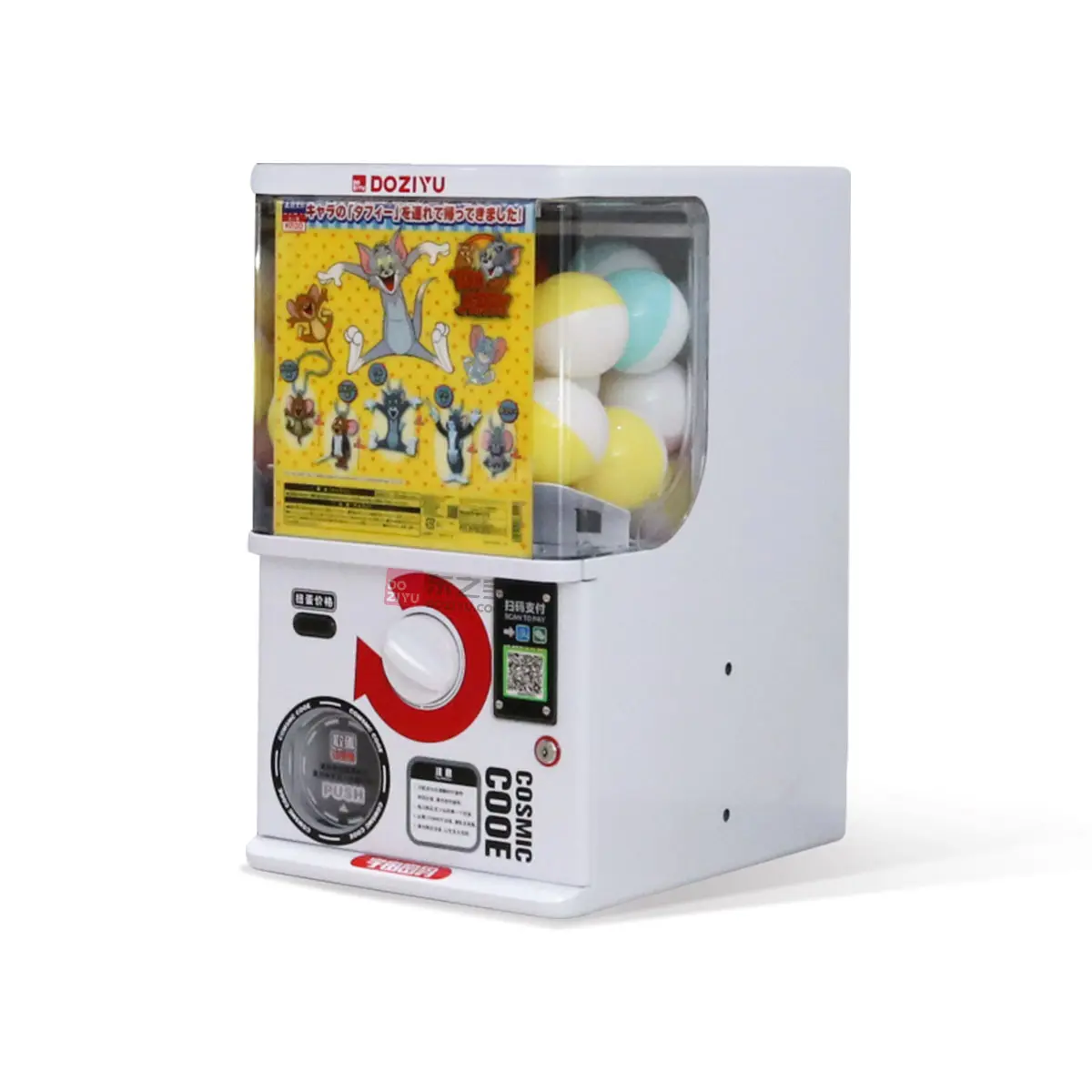 DOZIYU Popular Gachapon Machine in Mall Wholesale Gashapon Capsule Toys from Factory Support OEM