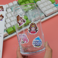 A4 A5 A6 Mattes selbst klebendes Papier aufkleber blatt Benutzer definierter Druck Zeichentrick figur Kawaii Kiss Cut Sticker Sheets
