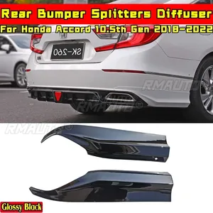 Accord Rear Bumper <b>Lip</b> White Rear Bumper <b>Splitters</b> Diffuser Body Kit for Honda Accord 10.5th Gen 2018-2022 Car Accessories - Product Image 2
