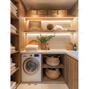 Ventas directas de alta calidad, gabinetes de lavandería impermeables independientes multifuncionales, gabinete de fregadero con <span class=keywords><strong>lavadora</strong></span> - Product Image 1
