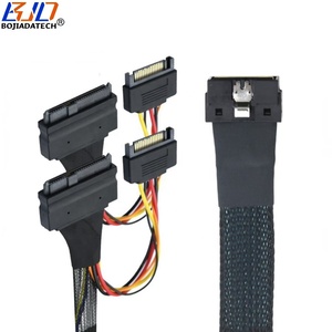 LP Low Profile 8i Directo a 2*1. 1 U.2 Con SATA 15PIN Conector de alimentación Cable DE DATOS 0,5 M 1M para <span class=keywords><strong>U2</strong></span> NVME SSD - Product Image 5