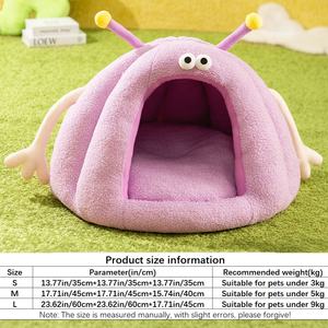 Productos para Perros Mascota Más Vendidos Camas para Gatos Nidos de Lujo con Forma de Monstruo Cama-Cueva para Perros y Gatos - Product Image 3