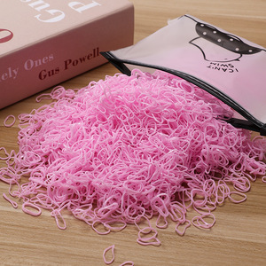 Usine Jiamu – Lot de 1000 élastiques colorés pour <span class=keywords><strong>cheveux</strong></span> d'enfants, haute élasticité, sans dommage pour les <span class=keywords><strong>cheveux</strong></span> - Product Image 4